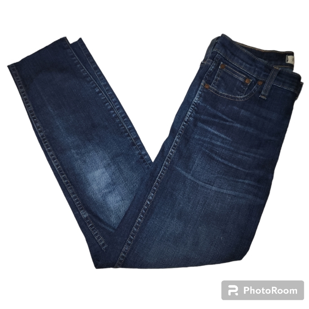 Madewell 10" High Riser Skinny Skinny - Raw Hem Edition - Size 28
